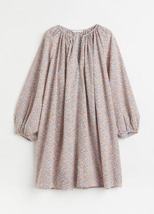 ☁️легчайшее платье мини в цветочный принт от h&m размер m