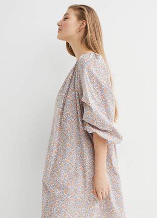 ☁️ легесенька сукня міні в квітковий принт від h&m розмір m 4