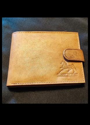 Кожаный кошелек- портмоне бренда dark horse