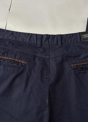 Брюки брюки мужские синие синего цвета батального размера3 фото