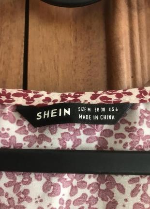 Блуза “shein” с цветочным принтом2 фото