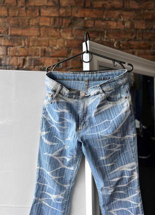 A.n.y. vintage women’s flared denim jeans винтажные, женские джинсы клеш2 фото