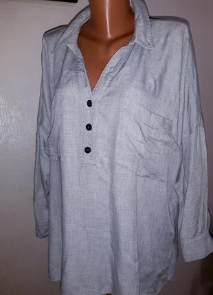 Блуза рубашка от zara xl