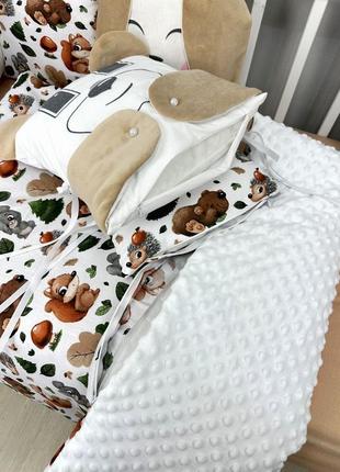 Комплект постель детская с бортиками2 фото
