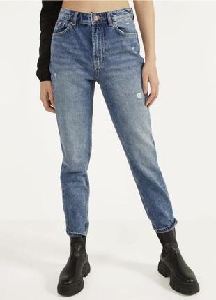 Bershka mom jeans моми джинси