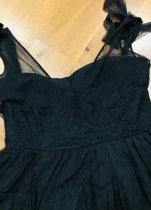 Чёрное платье, нарядное платье, платье на праздник, платье befree4 фото