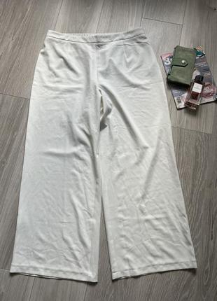Нарядные белые штаны брюки батал julipa1 фото