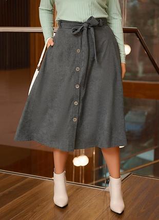 Вельветовая юбка