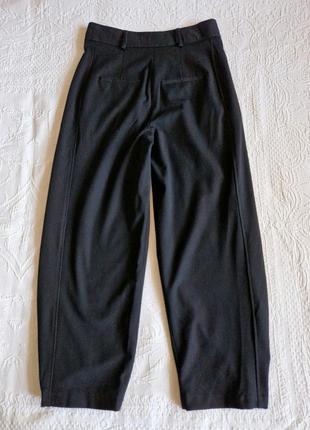 Жіночі чорні штани брюки carrot  zara7 фото