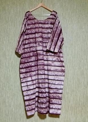 Длинное хлопковое платье в пол в стиле бохо8 фото