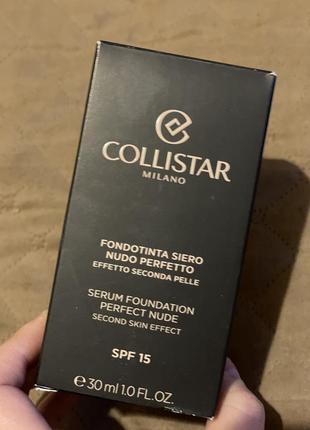 Collistar serum foundation perfect nude second skin effect spf 152 фото
