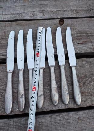Старые советские кухонные ножи ссср алюминиевая ручка артель ширпотреб2 фото
