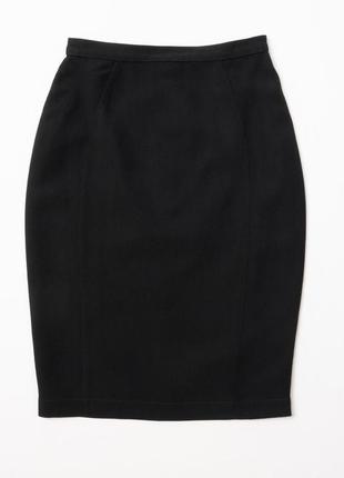 Thierry mugler vintage black skirt женская юбка