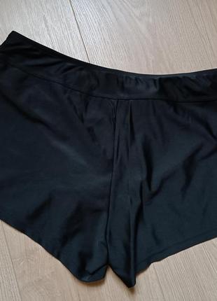 Черные женские плавки шортами / качественные шортики для воды3 фото