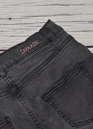 9 лет 134 см брендовая крутая джинсовая мини юбка модницы zara зара7 фото