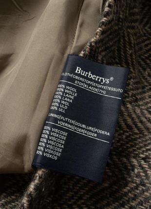 Burberrys vintage wool tweed skirt женская юбка9 фото