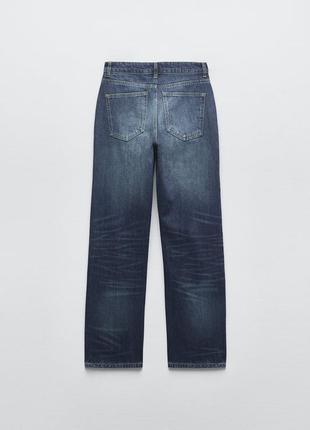 Джинси zw straight leg cropped mid rise8 фото