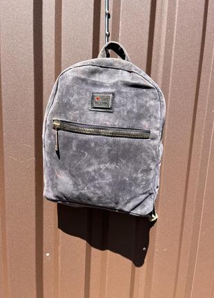 Рюкзак замшевий легкий шкільний рюкзак новий5 фото