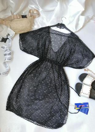 Пляжное туника платье прозрачное стрейч1 фото