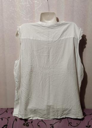 Блуза вискозная без рукавов (пог- 69 см)  342 фото
