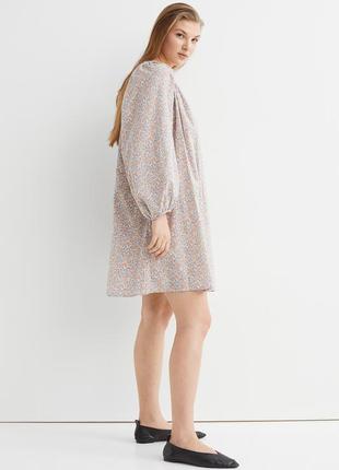 ☁️легчайшее платье мини в цветочный принт от h&m размер m 5