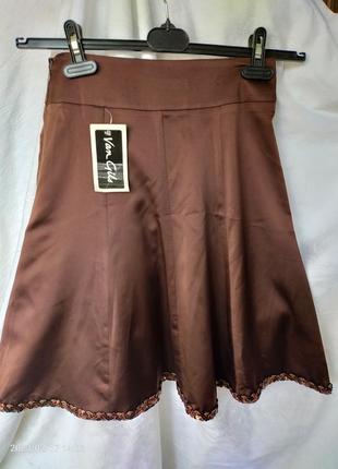 Юбка искусственный шелк