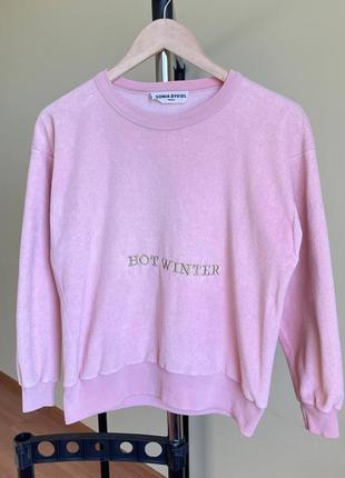 Вінтажний велюровий світшот кофта sonia rykiel paris вінтаж 90х escada  juicy couture dolce gabanna dior xs s