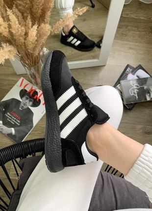 Кросівки adidas iniki black/white4 фото