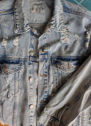 Стильна джинсовка м-хл4 фото