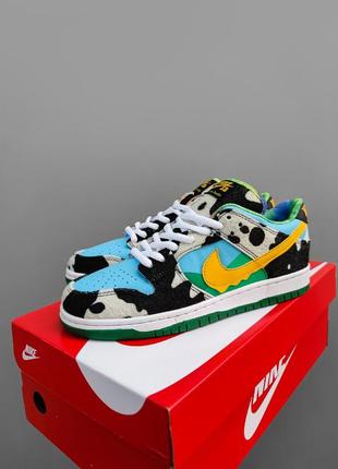 Далматинец кроссовки nike sb dunk x ben & jerry's пятнистые белые с черным голубые зеленые далматине7 фото