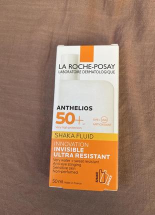 Солнецезащитный флюид la roche-posay anthelios shaka fluid, для чуствительной кожи, spf 50+, 50 мл3 фото