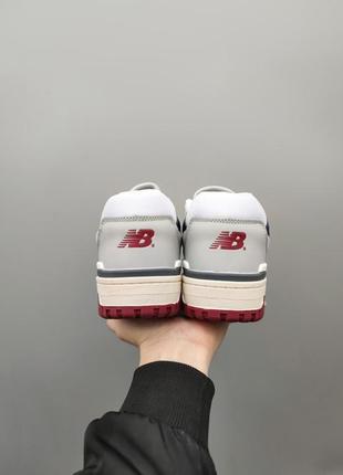 Винтажные кроссовки new balance 550 кеды баскетбольные красные синие белые серые5 фото