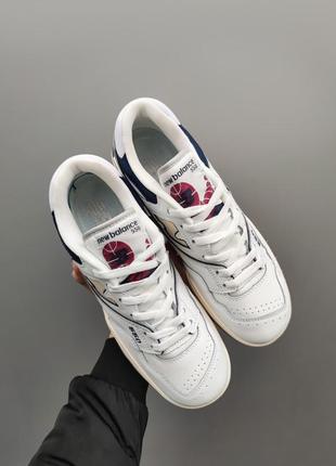Винтажные кроссовки new balance 550 кеды баскетбольные красные синие белые серые2 фото