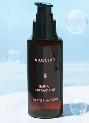 Восстанавливающее масло moremo hair oil miracle 2x 100 мл1 фото