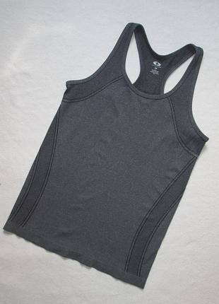 Суперова спортивна зональна майка борцовка сірий меланж athletic works.