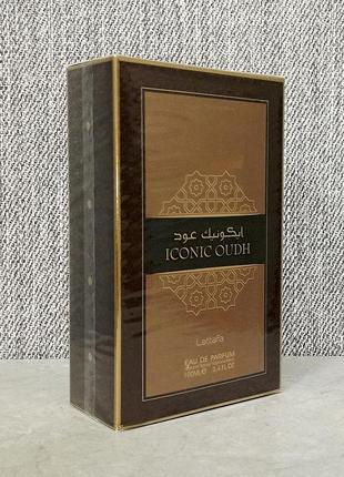 Lattafa perfumes iconic oudh 100 мл унісекс (оригінал)