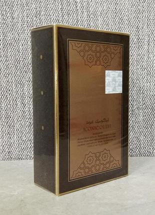 Lattafa perfumes iconic oudh 100 мл унисекс (оригинал)2 фото