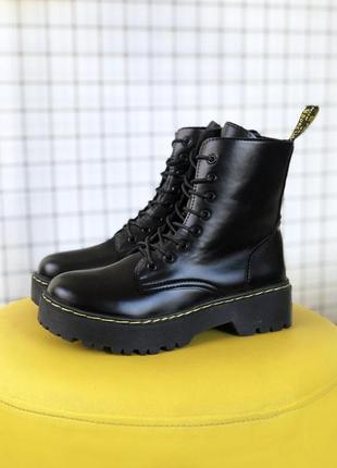 Ботинки женские dr. martens jadon black boots