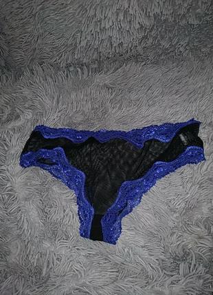 Трусики из сетки с кружевом