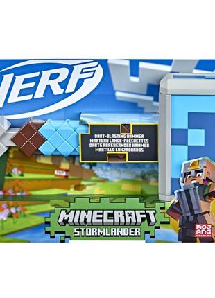 Бластер-молот nerf штормландер серії майнкрафт (f4416)