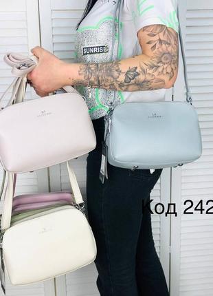 Трендовая и стильная женская сумка через плечо на 3 отделения, cross-body bag8 фото