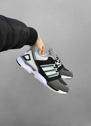 Кроссовки adidas equpment серые зеленые белые1 фото