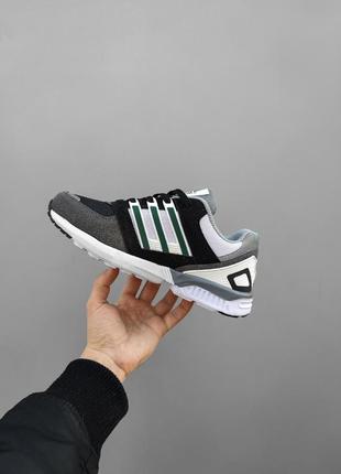 Кроссовки adidas equpment серые зеленые белые4 фото