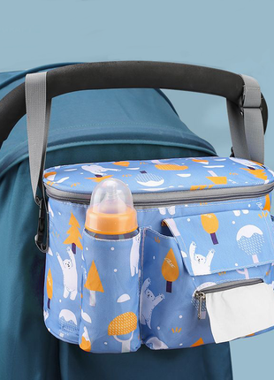 Сумка на коляску сумка органайзер для мами та малюка