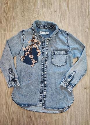 Сорочка джинсова denim co1 фото