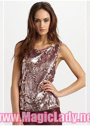 Ошатна блузочка в бісер і лелітки vera mont) 36-38 👍😊🔥