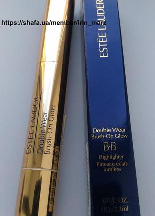 Тональний хайлайтер estee lauder double wear brush-on glow bb highlighter1 фото