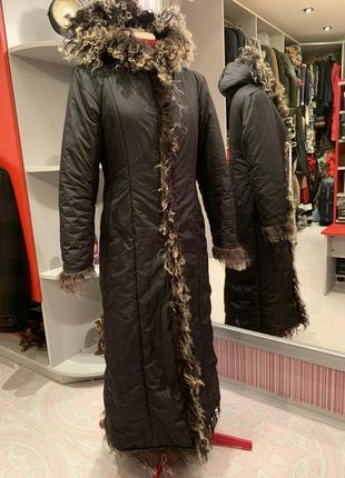 Зимнее тёплое болоневое пальто hummel на подростка или девушку xs