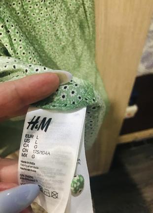 Нові плаття h&m з натуральної тканини (50-54)( 54-60)8 фото