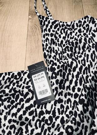 Нова шикарна сукня міді  на запах в леопардовий принт3 фото